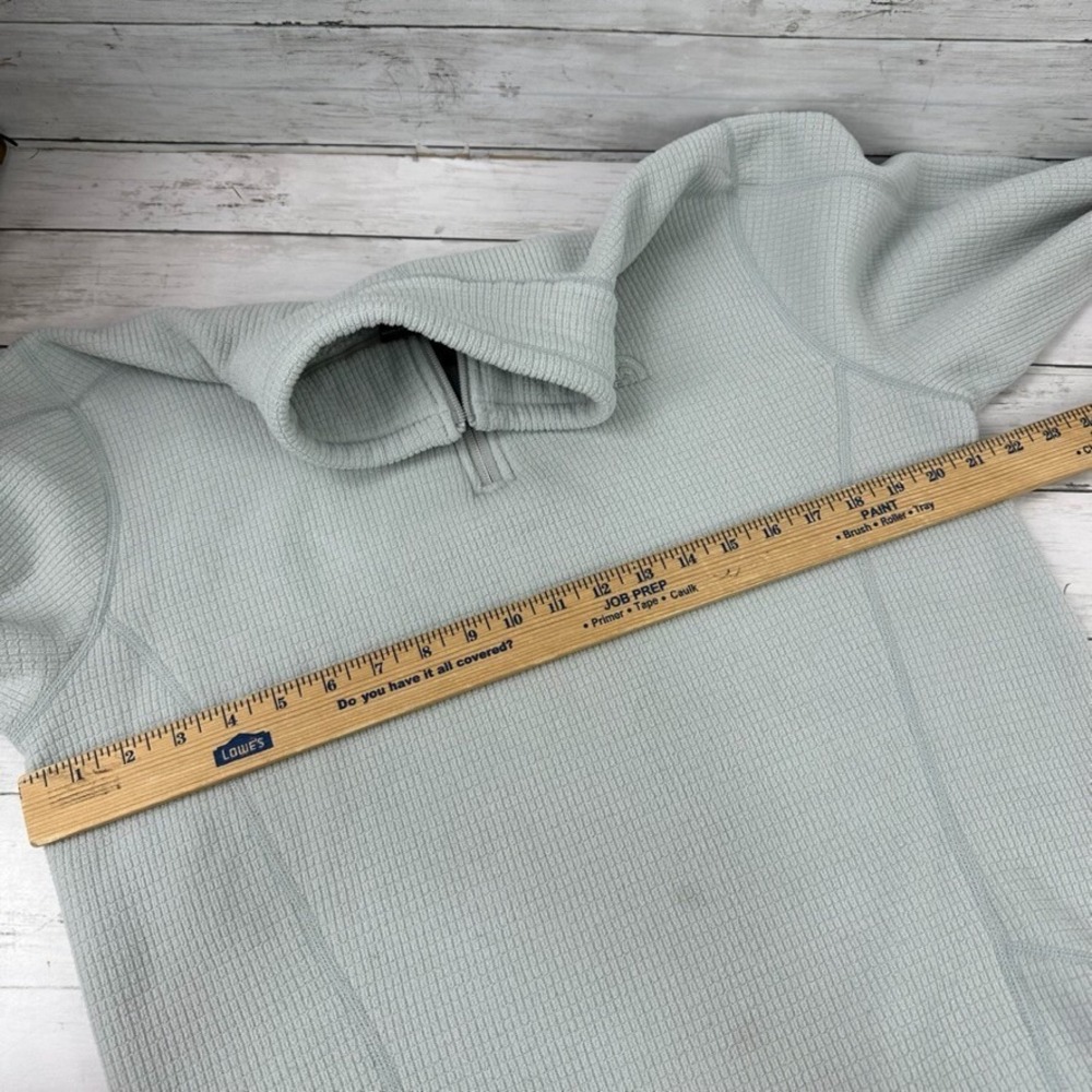 The North‎ Face Womens Medium Gray 1/4 Zip Fleece Pullover Sweatshirt - Picture 9 of 11